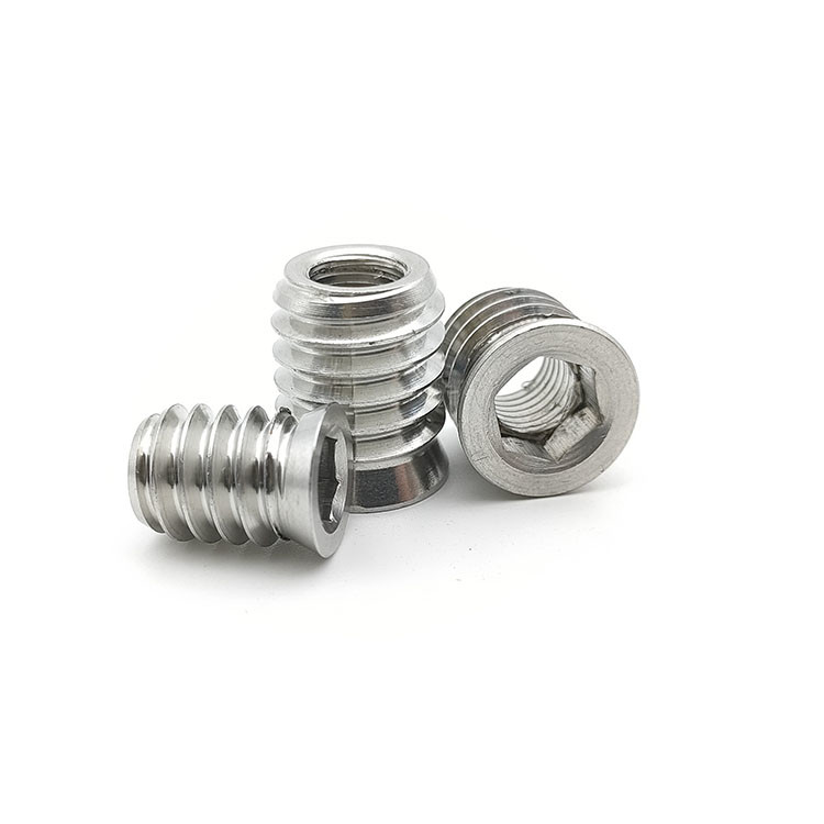 Quality Stainless Steel Insert Nut M5 M6 M8 With Flange Furniture Insert Nut for sale