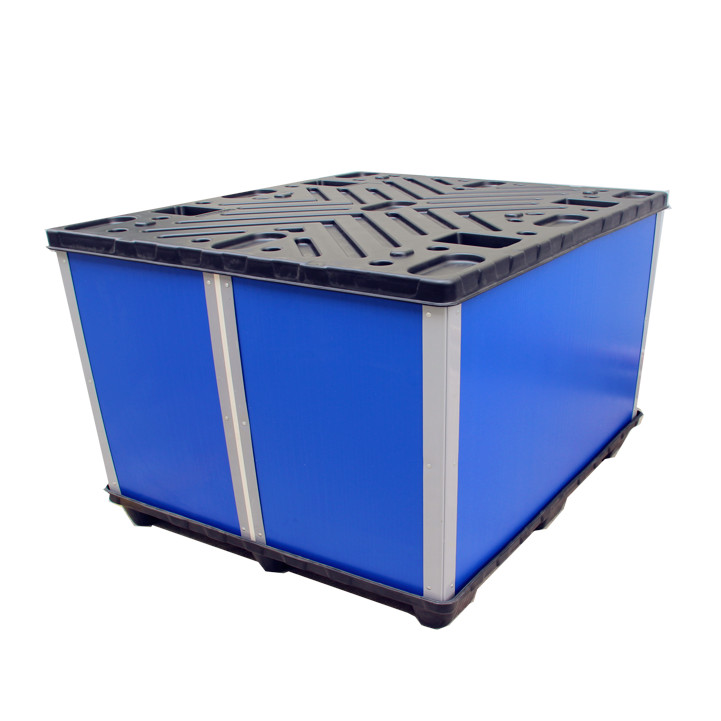 Quality Foldable Postal Corrugated Plastic Tote Boxes 330g-3500g for sale