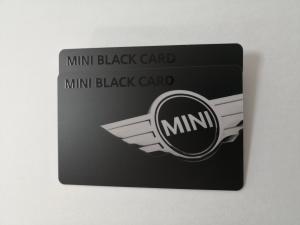 China Matte Black PVC Member Card With Glossy UV Printing HiCo Magnetic Stripe White Signature on sale