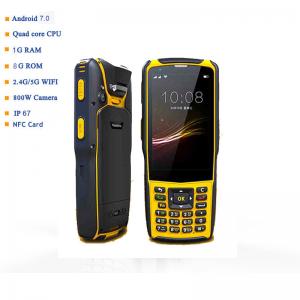 Quality S5 Model IP67 Industrial Android 7.0 Handheld PDA Qr Code Scanner 1D 2D Barcode Reader for Logistics Warehouse for sale