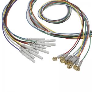 EEG Electrodes Din 1.5 Plated With Gold Din 1.5 EEG Leadwires Electrodes