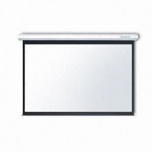 Quality Projection Screen with Classic Octagon Color Coated Metal Casing and Integrated Control System for sale