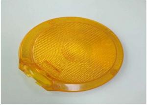 Quality Yellow Car Plastic Molding Lamp Lens Cases , Hot Runner Injection Auto Parts for sale