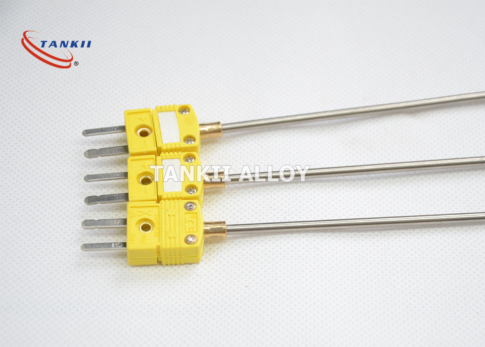 Quality ANSI K Type Thermocouple Sensor 1m Length With SS310 Sheath for sale