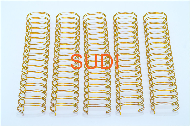 High Gloss 1-3/4 Inch Wire Spiral Binding Coils For Schoolbook