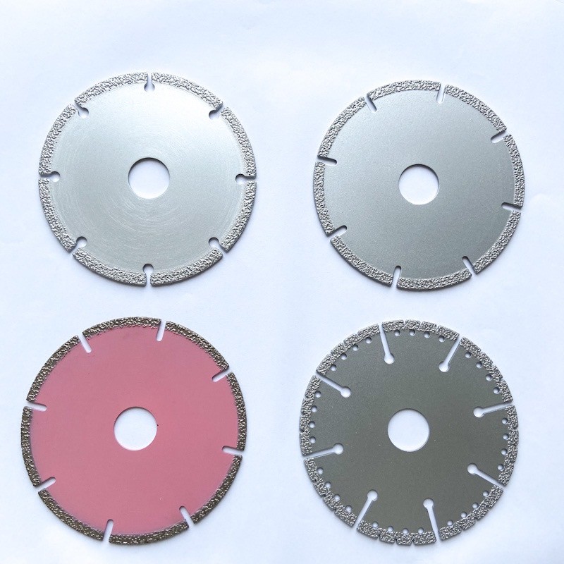 Quality 4.5inch 115x22.23mm Vacuum Brazed Diamond Blade For Metal Cutting for sale