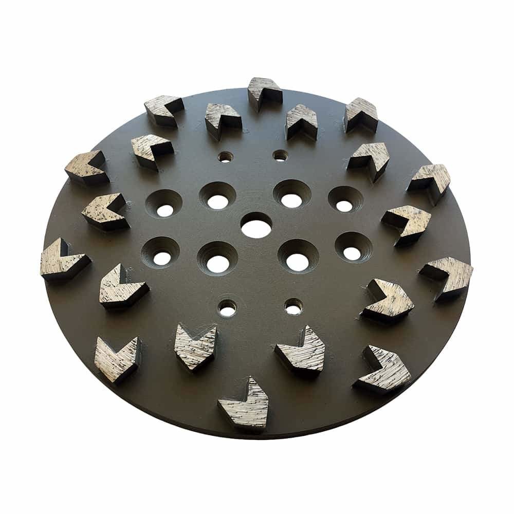 Quality 9 Inch 230mm Segmented Diamond Cup Wheel For Masonry Concrete Stone Arrow Type for sale