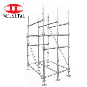 Quality Cuplock Scaffold System Q235 Steel Pipe Scaffold Parts Hot Dip Galvanized for sale