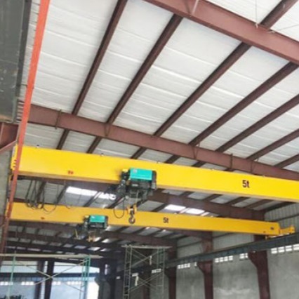 Quality 25T Single Girder Eot Crane Height 18m Low Noise Direct Drive for sale