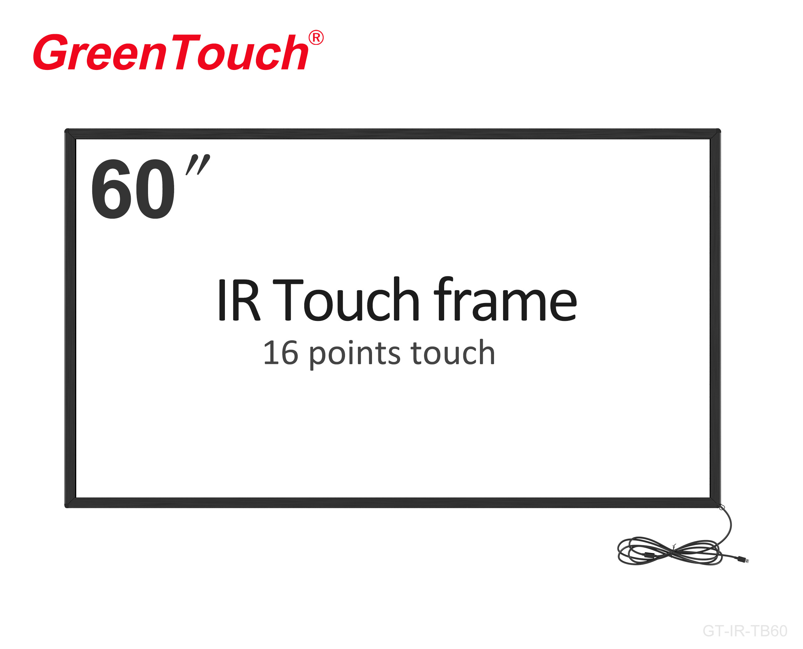 Quality Large Inch Infrared Touch Frame Diy 16 Touch Points Stable Performance for sale