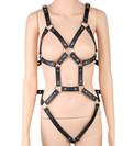 Environmentally Friendly PU Leather Bondage Sex Toys Queen Female Slave Training Tie