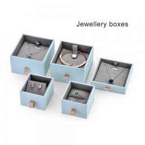 Quality Custom Bracelet Earring Necklace Ring Personalised Jewellery Packaging Box for sale