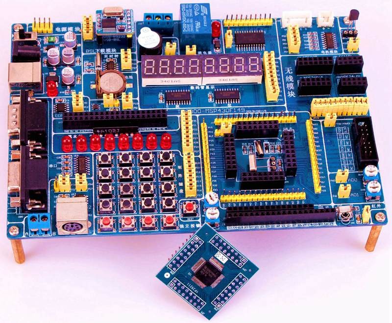 China 14 -pin  MSP430F149-DEV2 MSP430F149 Microcontroller Development Boards USB BSL on sale