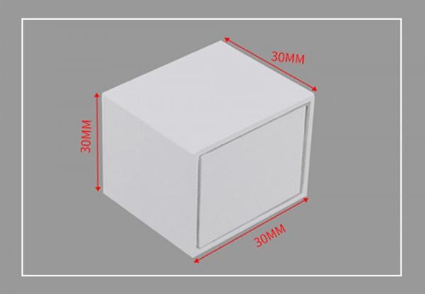 Ring Packaging White Jewelry Box With Drawers Grey Or Black Velvet Lining