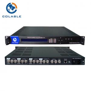 Quality 4 Channel AV To IP Encoder COL5141BP , TV Headend Digital Video Encoder for sale