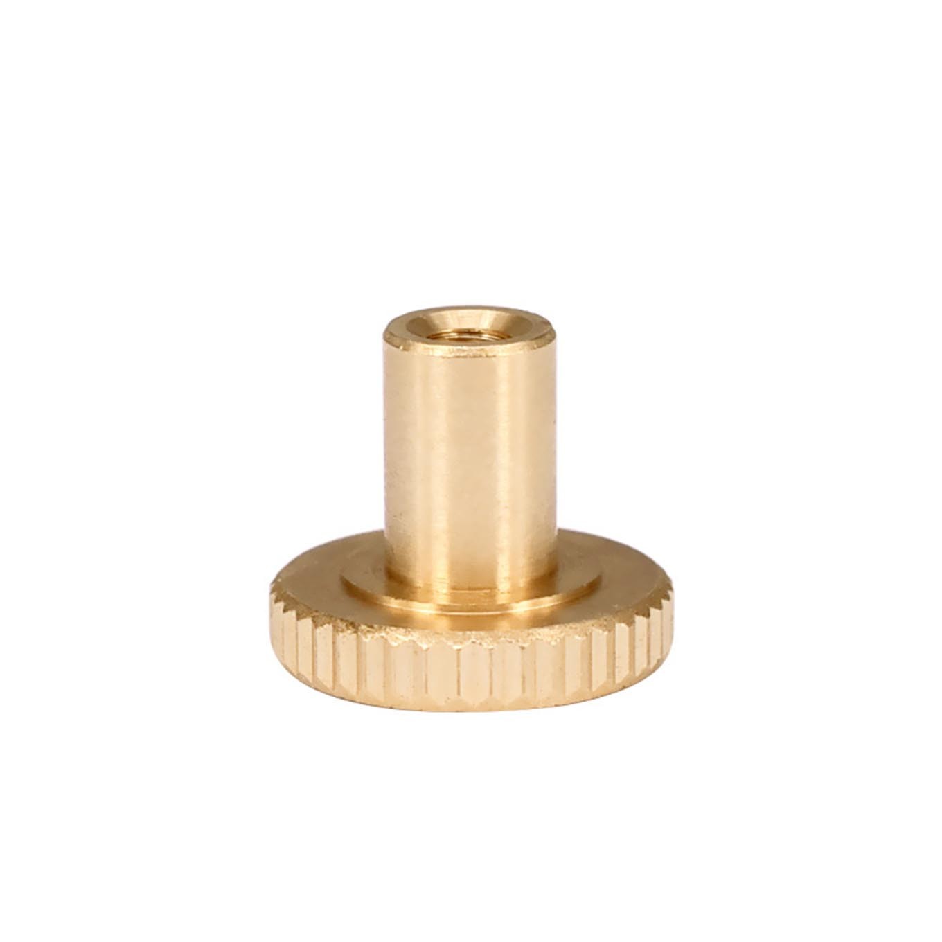 Quality Golden 15mm X 12mm Heatbed Ultimaker2 M3 Knurled Nut Leveling Fixing Nut for sale