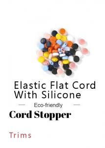 Quality Elastic Flat Cord With Silicone for sale
