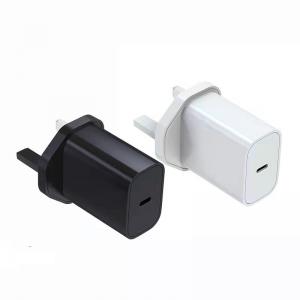 Quality 9V 2A 20W PD Wall Charger Type C Wall Charger Fireproof PC for sale