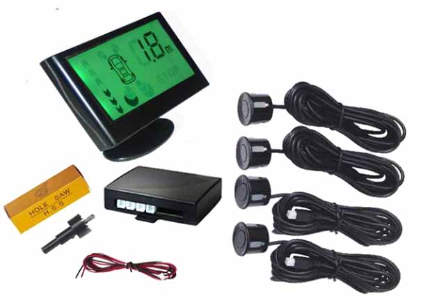 Anti-jamming Digital Distance Colored LED Display Parking Sensor With LCD Indicator Light