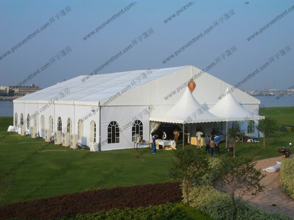 Quality 20 x 25m White Wedding Event Tents , Outdoor Luxury Tent Wedding Ceremony for sale