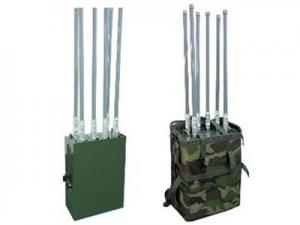 Quality Outdoor Manpack Drone Signal Jammer 6 Bands / Professional Drone Frequency Jammer for sale