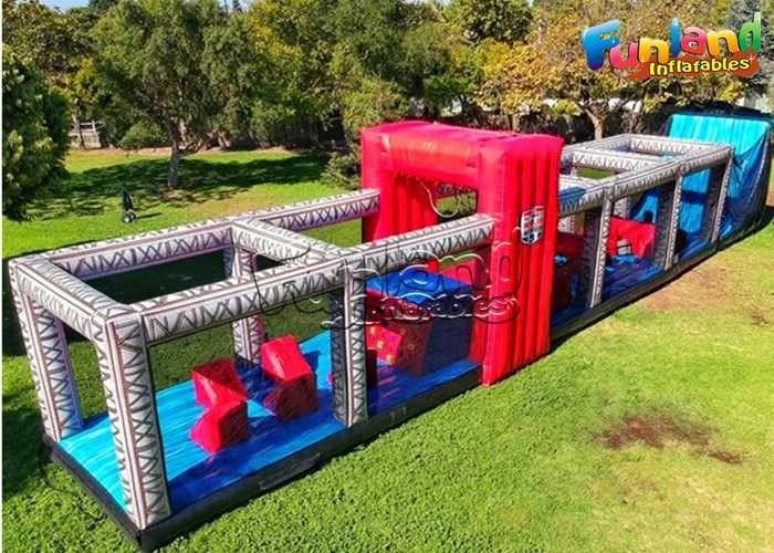 Quality 33m Inflatable Obstacle Courses for sale