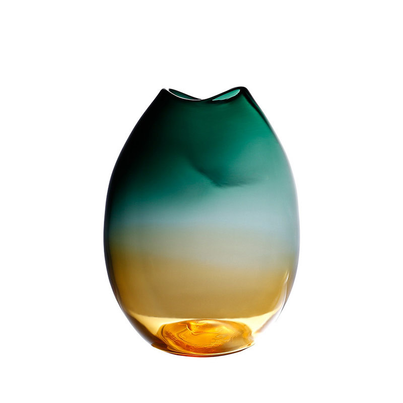 Buy Mouth Blown Nordic Artificial Decorative Glass Vases at wholesale prices