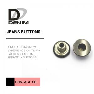 Quality Eco Friendly Metal Clothing Buttons , Decorative Hollow Buttons Personalized Design for sale