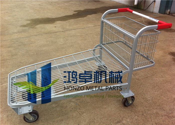 Quality Supermarket Warehouse Platform Trolley Heavy Duty Platform Folding Trolley for sale