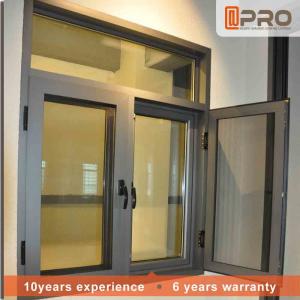Quality Rainproof Aluminum Casement Windows Thermal Break Aluminium System Design for sale