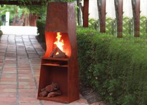 Quality Weather Resistant Corten Steel Fire Pit Rustproof OEM / ODM Available for sale