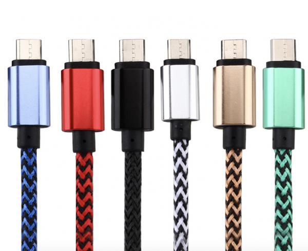 Factory hot selling rope type-C usb cable usb 3.0 fast speed