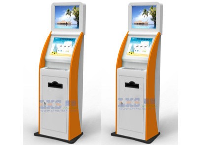 Buy Keyboard Dual Screen Kiosk With LCD Touch Screen Computer Internet Kiosk at wholesale prices