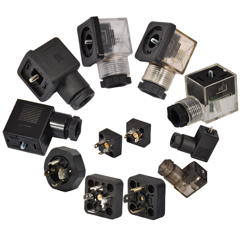 Quality DIN 43650 Solenoid Connectors Type C 10A IP65 Waterproof Connector for sale