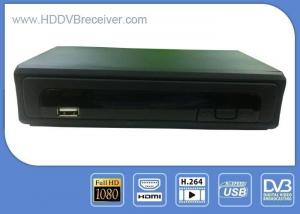 Quality Multi Language Plastic Case HD S2 + DVB T2 Terrestrial Receiver  / Mpeg4 Set Top Box for sale