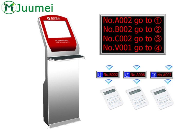 Buy Digital Signage Queue Ticket Dispenser Machine Led Counter Display at wholesale prices