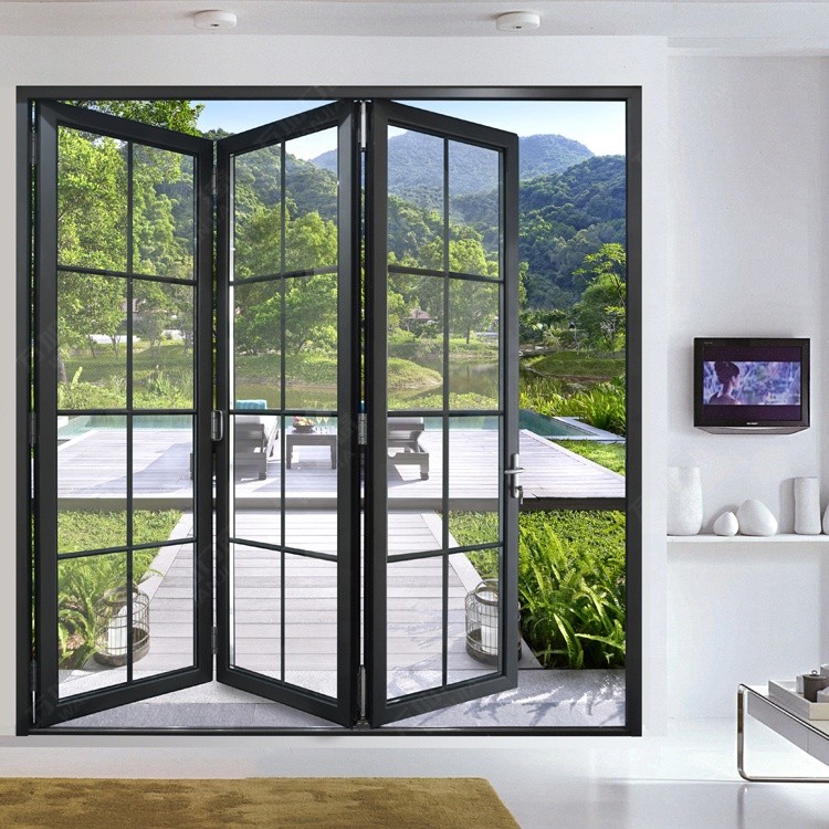 Quality Partition Fence 1.85mm 3200mm Aluminium Bifold Doors for sale