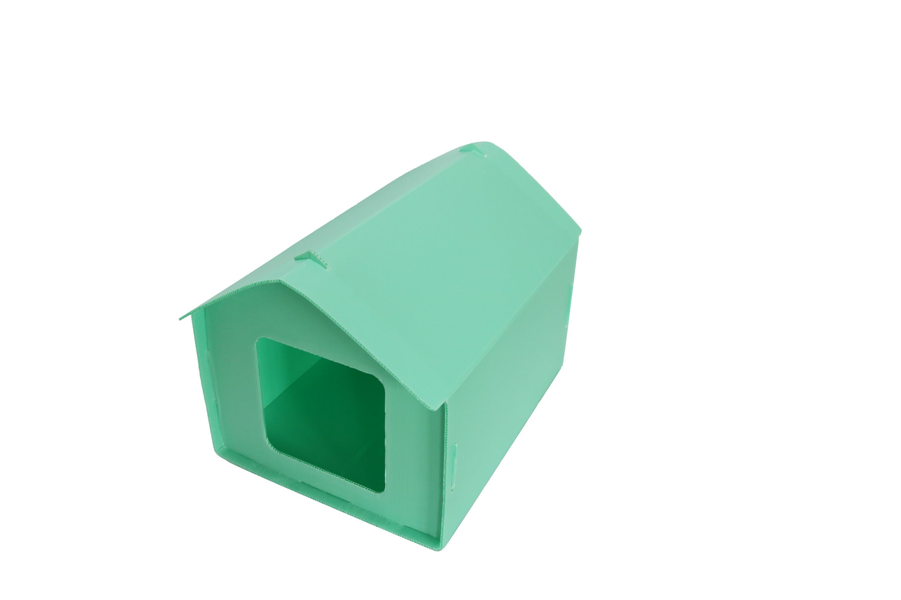Quality Colorful Waterproof Cat House Corrugated Plastic Furniture Lightweight for sale
