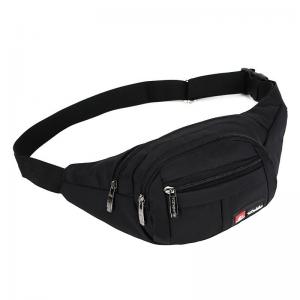 Quality Cell Phone Waterproof Lumbar Pack / Waist Pouch 3 Zipper Pockets Durable SGS for sale