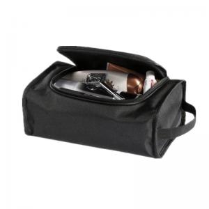 Quality black color travelling toiletry bag for sale