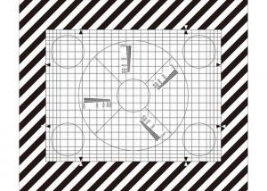 Quality SineImage NJ-10-100A Reflective/Transparent Grid Test Chart for operational adjustment and control of TV cameras for sale