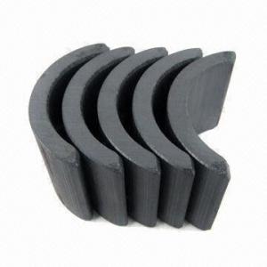 Quality Ferrite Segment Magnets in Various Sizes, High Magnetic Properties, Suitable for Motors for sale