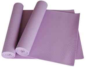 Quality Light purple latex free PVC sticky yoga mat for sale