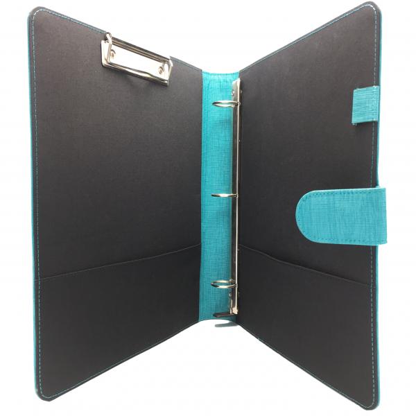 Buy 300DPI Leather Ring Binder Corel Draw PU A4 Size File Folders at wholesale prices