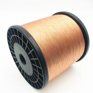 Quality 2uew155 38 Awg / 2 Stranded Copper Litz Wire Enamel Coating for sale