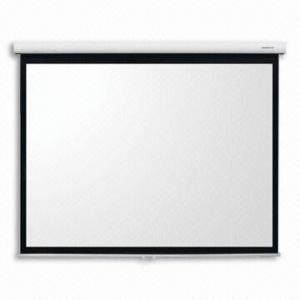 Quality Manual Projection Screen with Exclusive Roller System and Creative Casing Design for sale