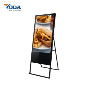 Quality Touch Control LCD Digital Display Signage 55 Inch Portable Totem Advertising for sale