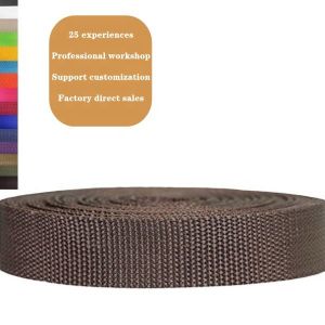 Quality Plain Twill Polypropylene Polyester Nylon Webbing Woven Printed Pp Tape for sale