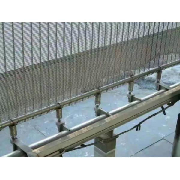 External SUS 304 316 Decorative Woven Wire Mesh Curtain Wall ISO9002