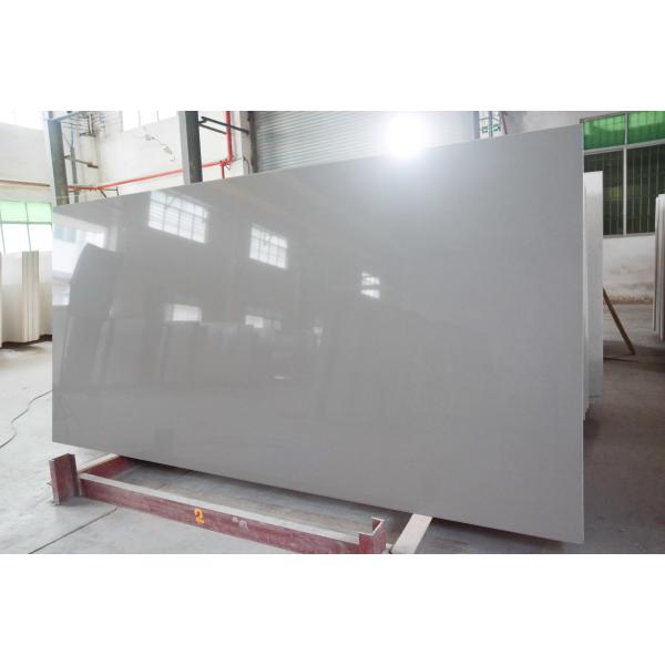 Grey Color Artificial Quartz Stone Commercial Domestic 63"X126"